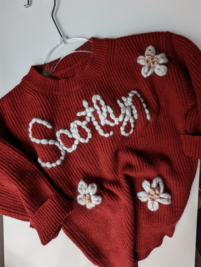 Hand Embroidered Baby & Toddler Autumn Crew Neck image 3