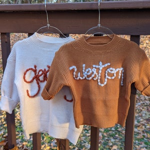 Hand Embroidered Baby & Toddler Autumn Crew Neck image 4
