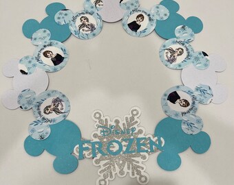 Disney cruise Frozen door wreath