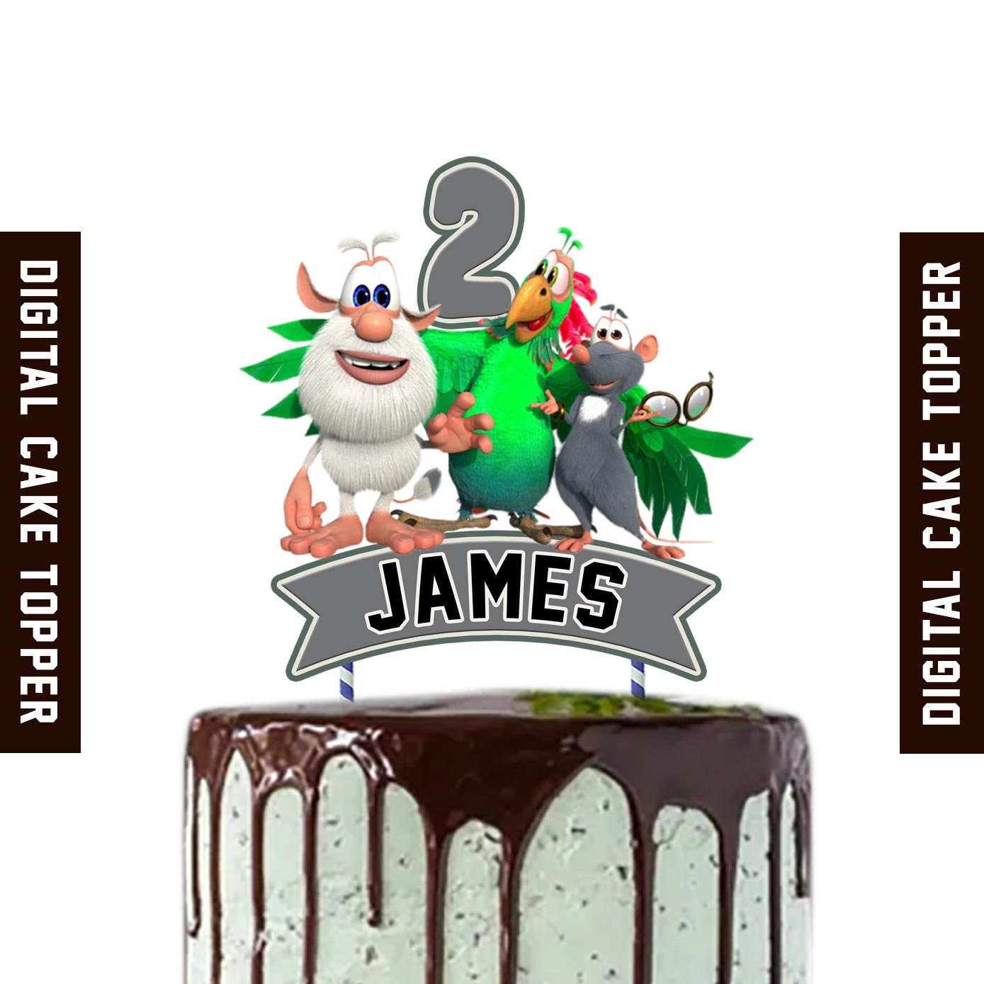 Booba Cake Topper - Etsy Australia Booba Cake Topper - Etsy Australia