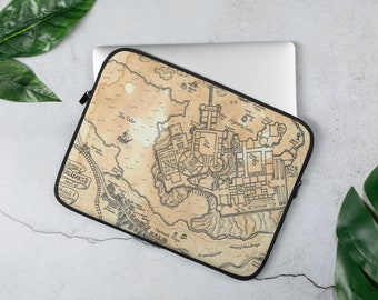 Harry Potter Hogwarts Map Laptop Sleeve