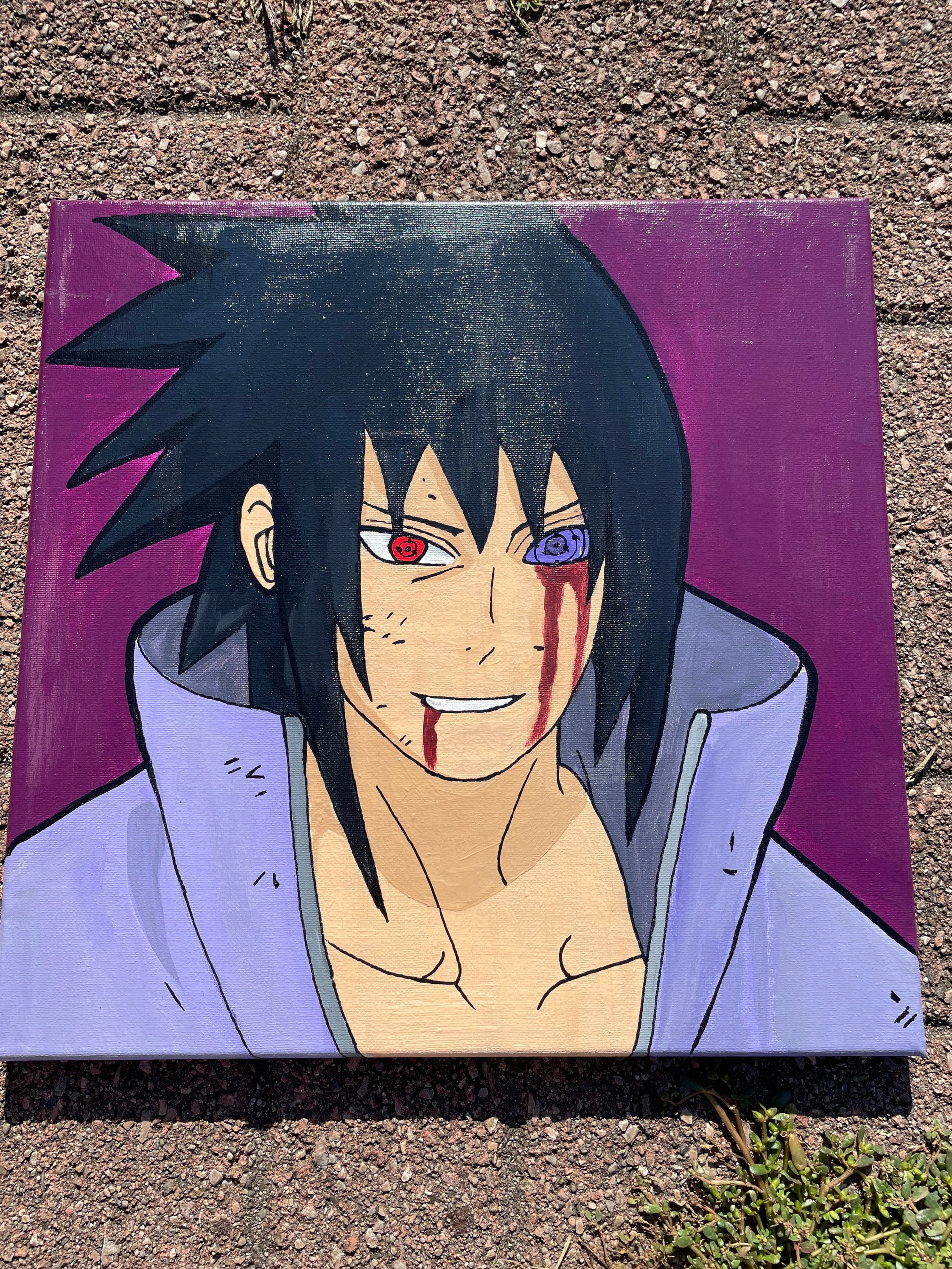 Naruto Uchiha Shisui Anime Canvas Art Poster Home Wall Decoration Painting  Bedroom Living Room Office Decoration Poster 08×12inch(20×30cm) :  : Home