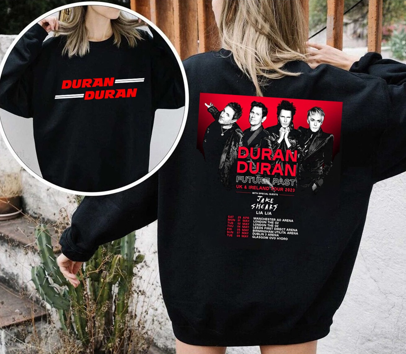 UK And Ireland Tour 2023 Duran Duran Future Past 2023 Tour TShirt