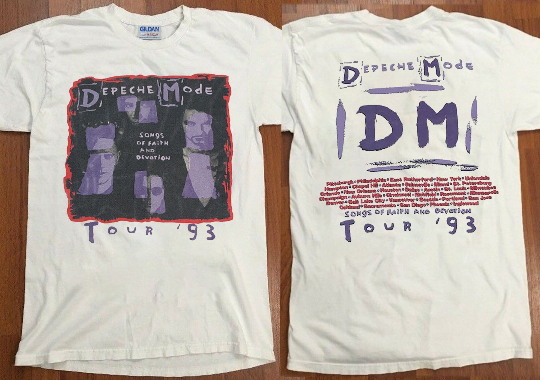 Depeche Mode Maglietta Ufficiale Con Logo Violator, T-Shirt Unisex In Cotone Morbido, Colore Nero, Vestibilità Standard