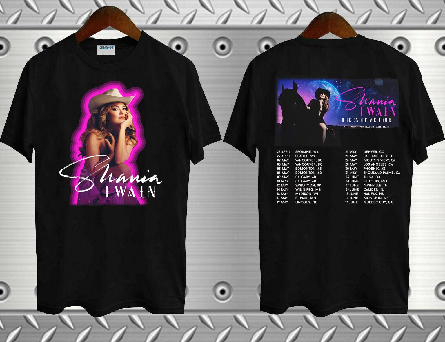 Shania Twain Queen Of Me Tour 2023 T-Shirt