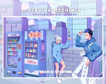 Valorant Jett Yoru Twitch Screen, Vending Machine Jett Yoru, Valorant Twitch Screens, Jett Yoru Twitch Screens, Valorant Twitch Screen