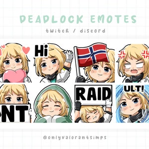 Deadlock Valorant Emote, DeadLock Emote, Deadlock Valorant, Deadlock Discord Emote, Deadlock Twitch Emote, Deadlock Valorant Twitch Emote