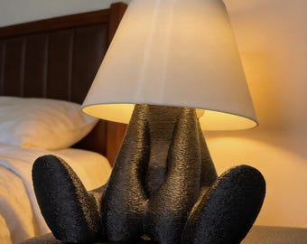Bear Night Light, 3D Printed Table Lamp, Cute Bedside Lamp, Warm Light Desk Lamp, USB Night Lamp, Nursery Decor Gift