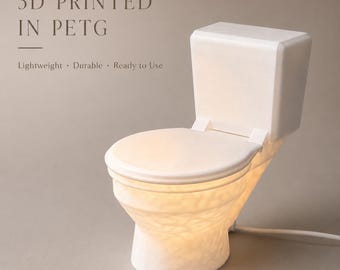 Grappig nachtlampje voor het toilet, 3D-geprinte lamp, decoratie voor gamerkamer, grappige bureaulamp, USB-sfeerverlichting, apart cadeau voor hem
