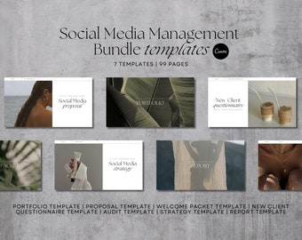Social Media Management Bundle Templates - Done-for-You Starter Kit