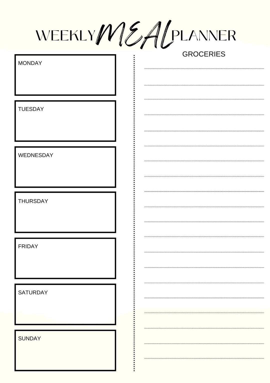 Printable keto meal planner template prehost Printable keto meal planner template prehost