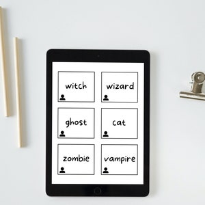 Halloween Writing Prompts for Kids, Halloween Story Starters, Halloween Writing Game for Kids image 2