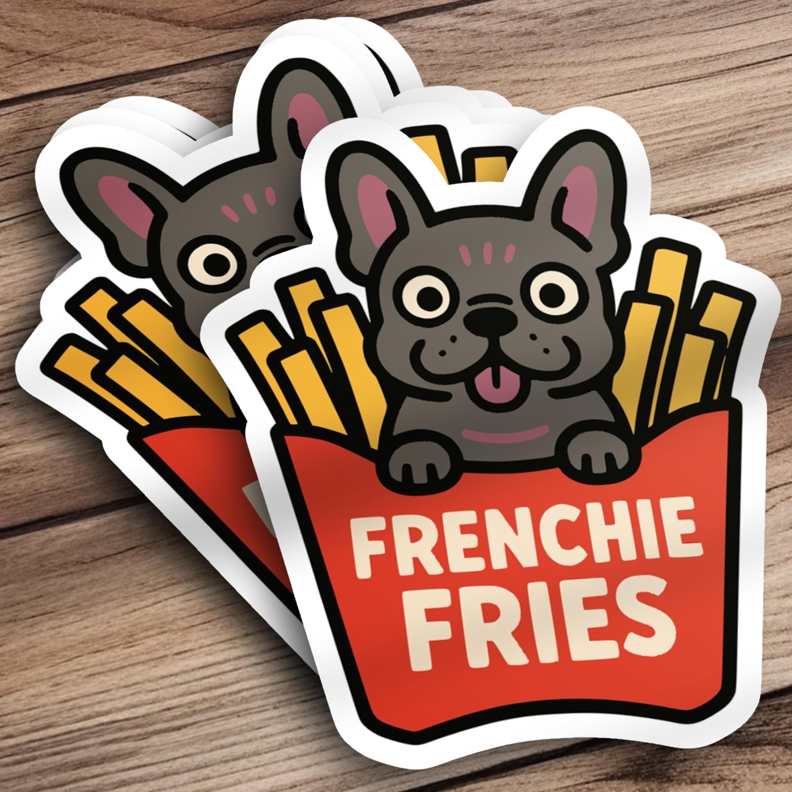 EU License Plate Sticker - French Bulldog - Funny Car Decal - Spaß Kostet