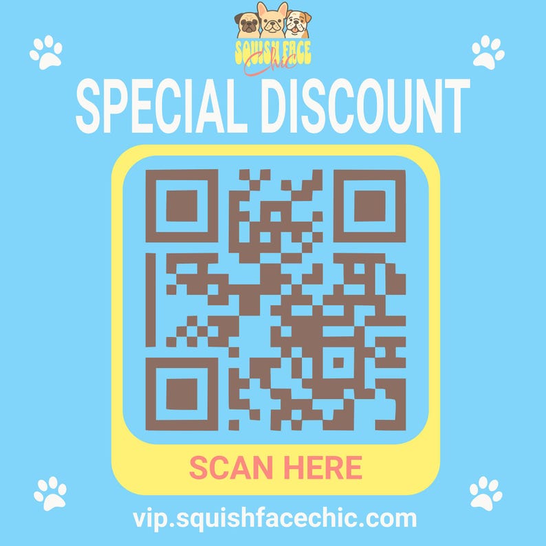 Special Discount QR Code Art, Scan Here Poster, Custom QR Code Wall Décor, Unique QR Code Print, Digital Discount Poster