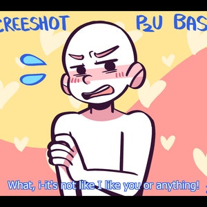 P2U Anime Tsundere Screenshot Base