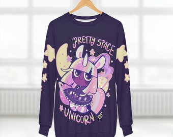 Pretty Space Unicorn -  Unisex Sweatshirt