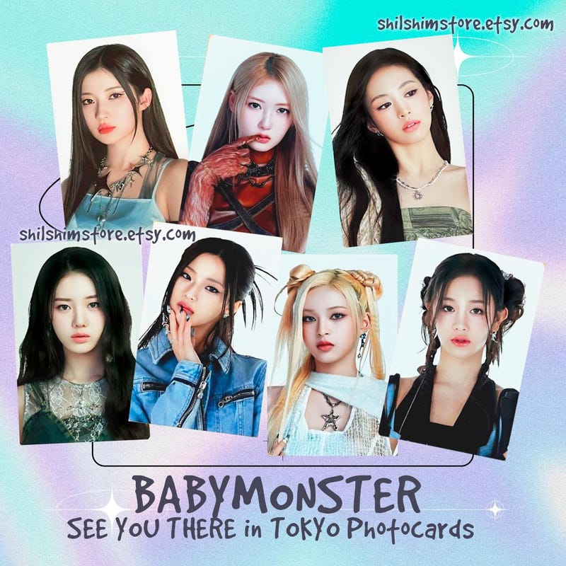 Babymonster Photocard Etsy