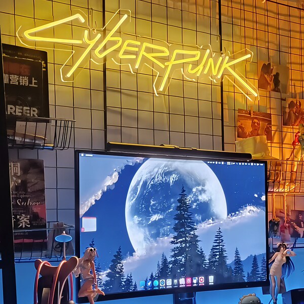 светодиоднаа неоновав ывевеمس cyberpunk ، искتمر киберпаанка ، арок д д парня ، нчно-фаантастичесتيجة