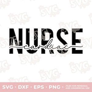 Herz Krankenschwester SVG | Vinyl-Schnittdatei – Personal + Gewerblich | Krankenschwester Geschenk, Krankenschwester Rundhals-Shirt, Krankenschwester Abzeichen Reel, Krankenschwester Lanyard PNG