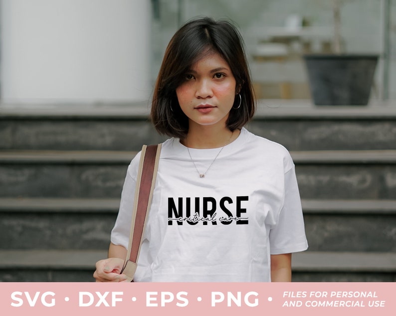 Critical Care Lettering Critical Care Nurse SVG | Vinyl Cutting File – Personal + Commercial ...