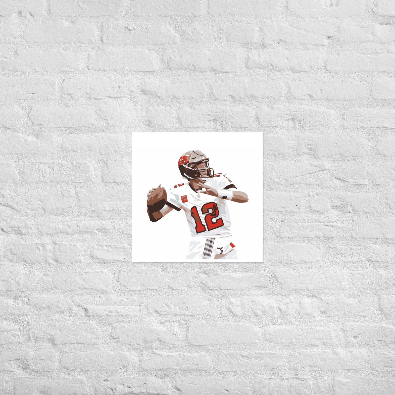 Tom Brady Poster Cool Tom Brady Poster NFL Posters Cool Etsy