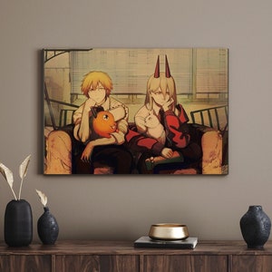 Póster de papel Kraft de Anime Retro para decoración de tu hogar y regalo nostálgico para amantes de los coleccionistas