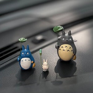 Cute Couple Mini Figure Statue Car Dashboard Decor Cartoon