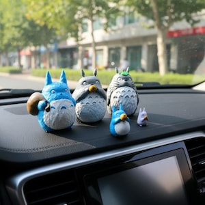 Cute Anime Figurine Car Dashboard Decor, Standing Car Pendant Ornament, Charming Figurine for Every Anime Fans image 8