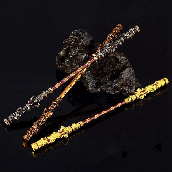 Black Myth Wukong, Black Myth, Wukong, Jingubang, Monkey King Weapon, Sun Wukong, Game Collectible, Gold Band