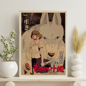 Retro Anime Kraft Paper Poster For Your Home Decor & Nostalgic Collector Lovers Gift