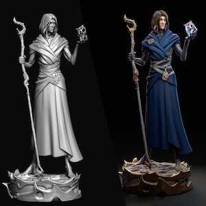 Viktor – Handcrafted 3D Printed Figurine | Steampunk Warrior Statue | Arcane-Inspired Collectible for Gamers & Fans