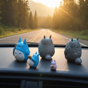 Cute Anime Figurine Car Dashboard Decor, Standing Car Pendant Ornament, Charming Figurine for Every Anime Fans image 11