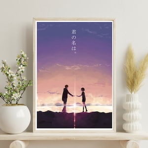 Póster de papel Kraft de Anime para la decoración de tu hogar y regalo nostálgico para amantes de los coleccionistas
