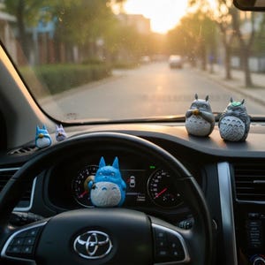 Cute Anime Figurine Car Dashboard Decor, Standing Car Pendant Ornament, Charming Figurine for Every Anime Fans image 12