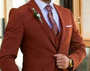wedding suit gift for men Bronze wedding suit groom wear suit party wear dinner suit prom suit for men