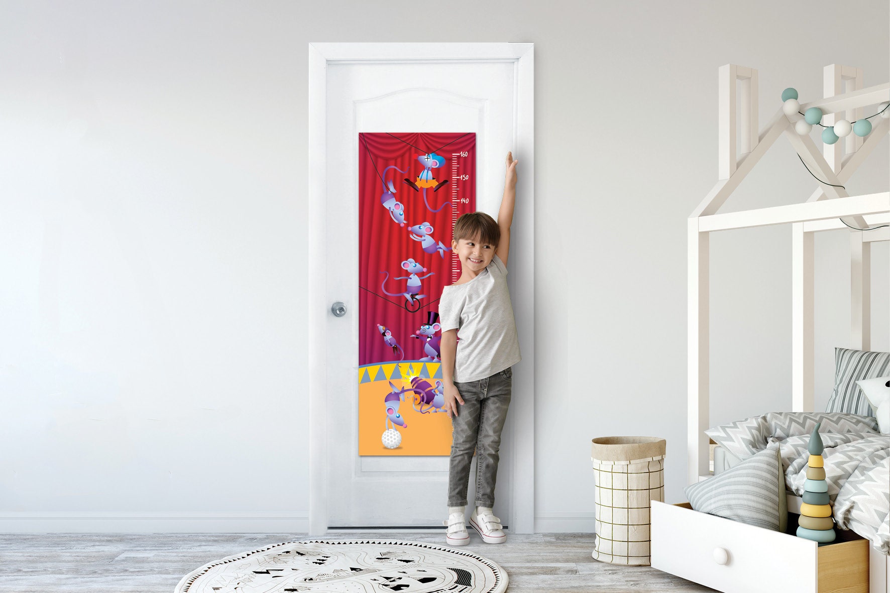 Circus Height Chart, Height Chart Sticker, Height Chart Poster, Wall