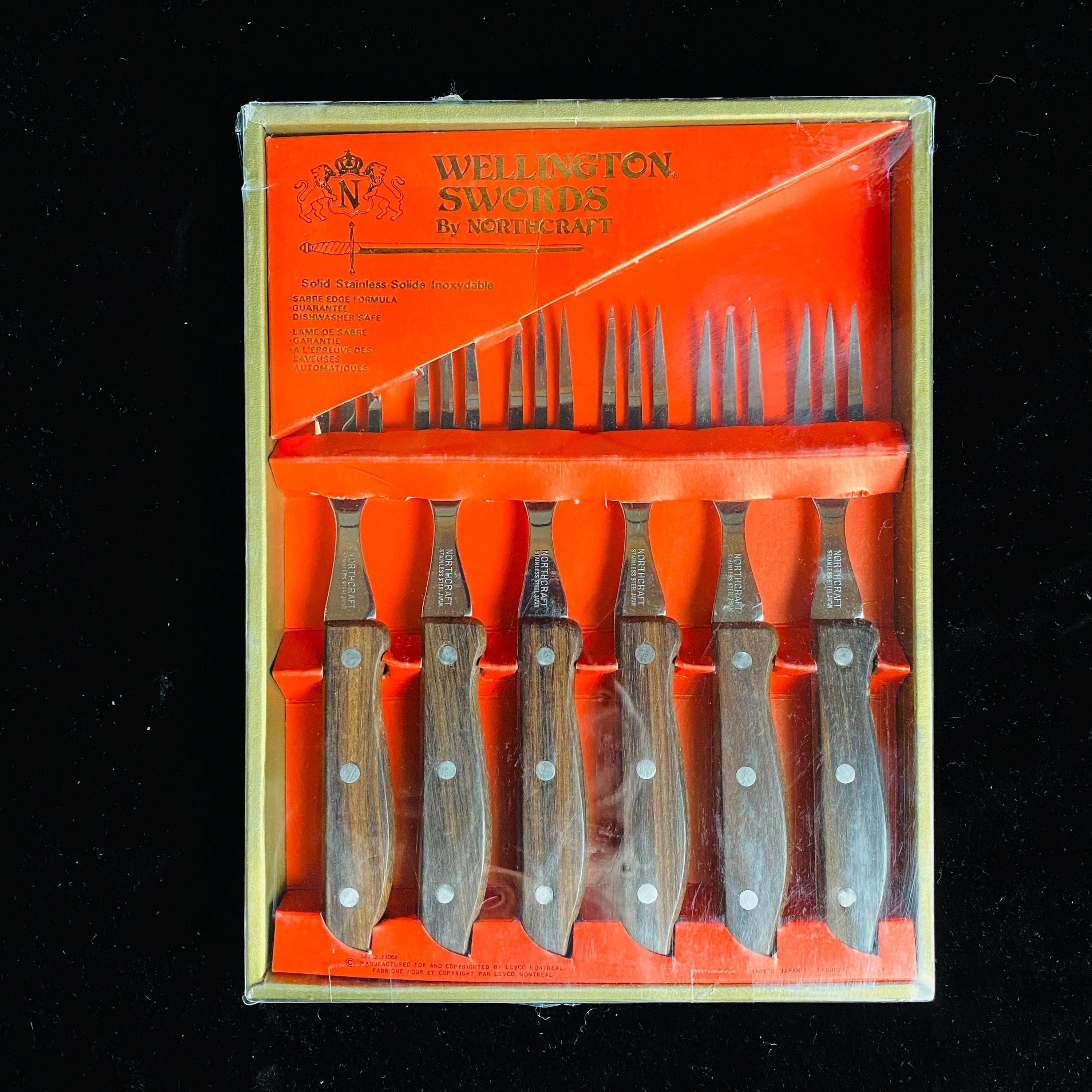 ナイフセット 30点　ヴィンテージ Rare Vintage Northcraft Wellington Swords Set of Six Forks, MCM