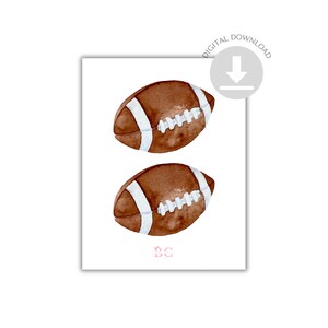 Instant Download Small Footballs / Football Wands