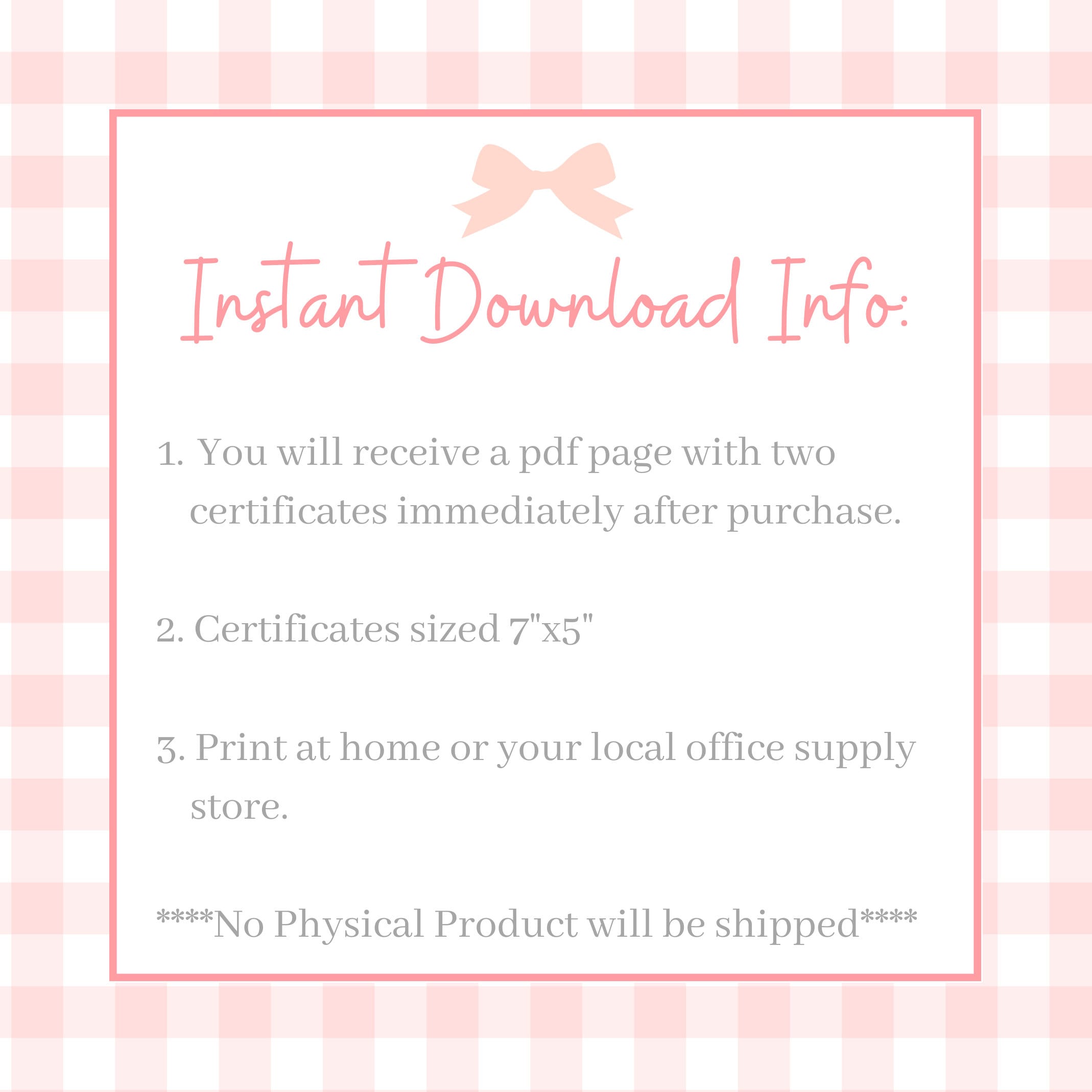 Printable Puppy Certificate