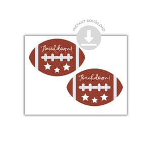 Instant Download Small Footballs / Football Wands