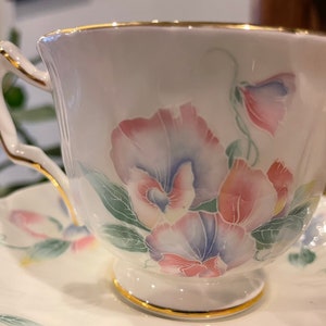 Vintage Aynsley Bone China Tea Cup, Saucer and Dessert Plate Set
