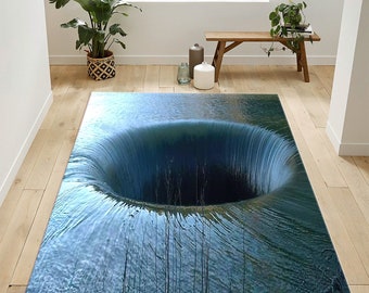 Optical Illusion Rug Etsy