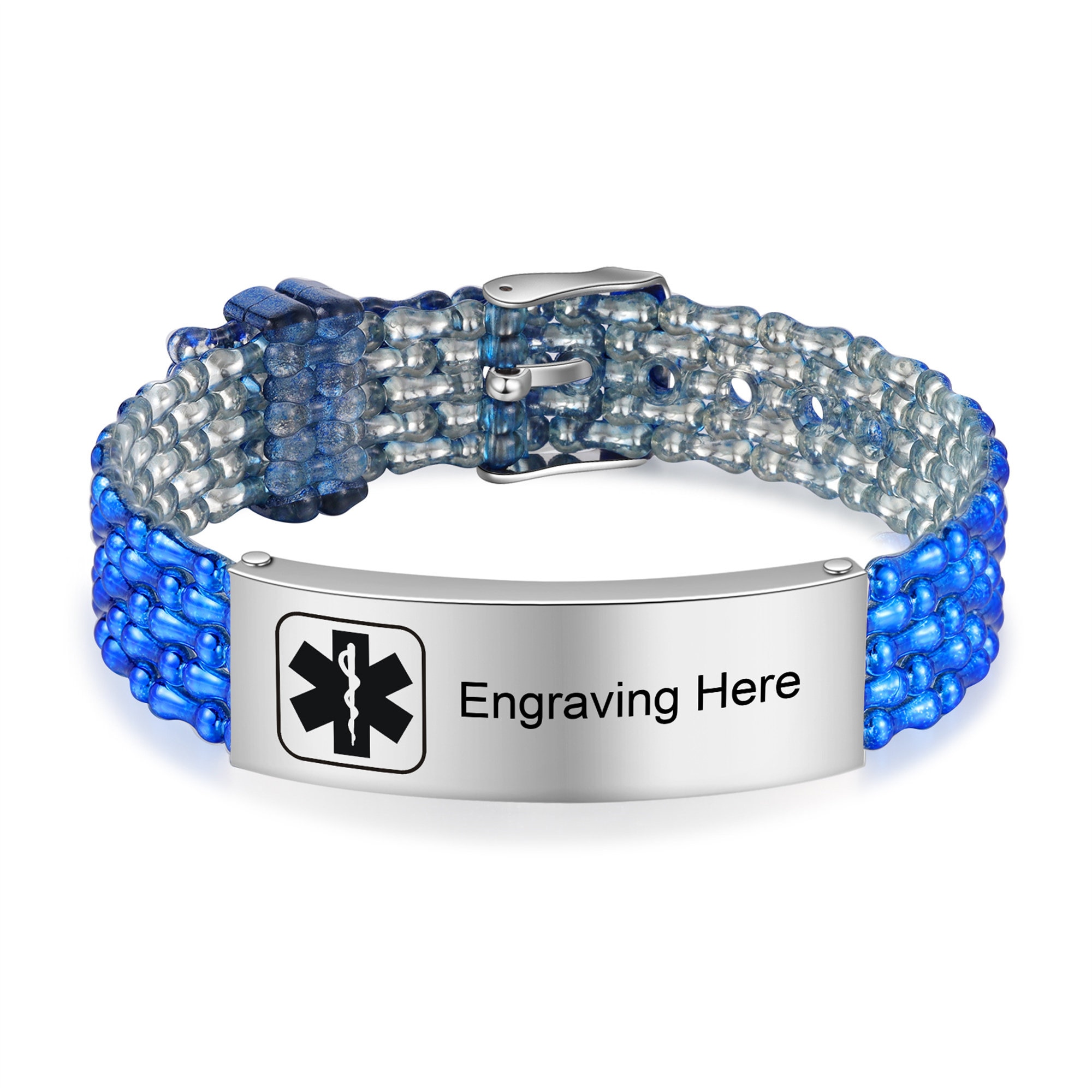 Are Medical Alert Bracelets Worth It Adjustable Medical Alert Bracelets Stainless Steel Waterproof - Etsy