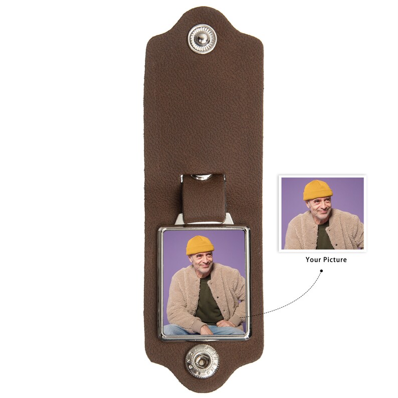 Personalized Photo Keychain, Hidden Photo Keychain Gift for PAPAP ...