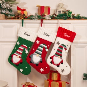 Personalized Christmas Stockings,Embroidered Name Stocking,Custom Holiday Stockings for Family,Christmas Decoration,Christmas Gifts 2023