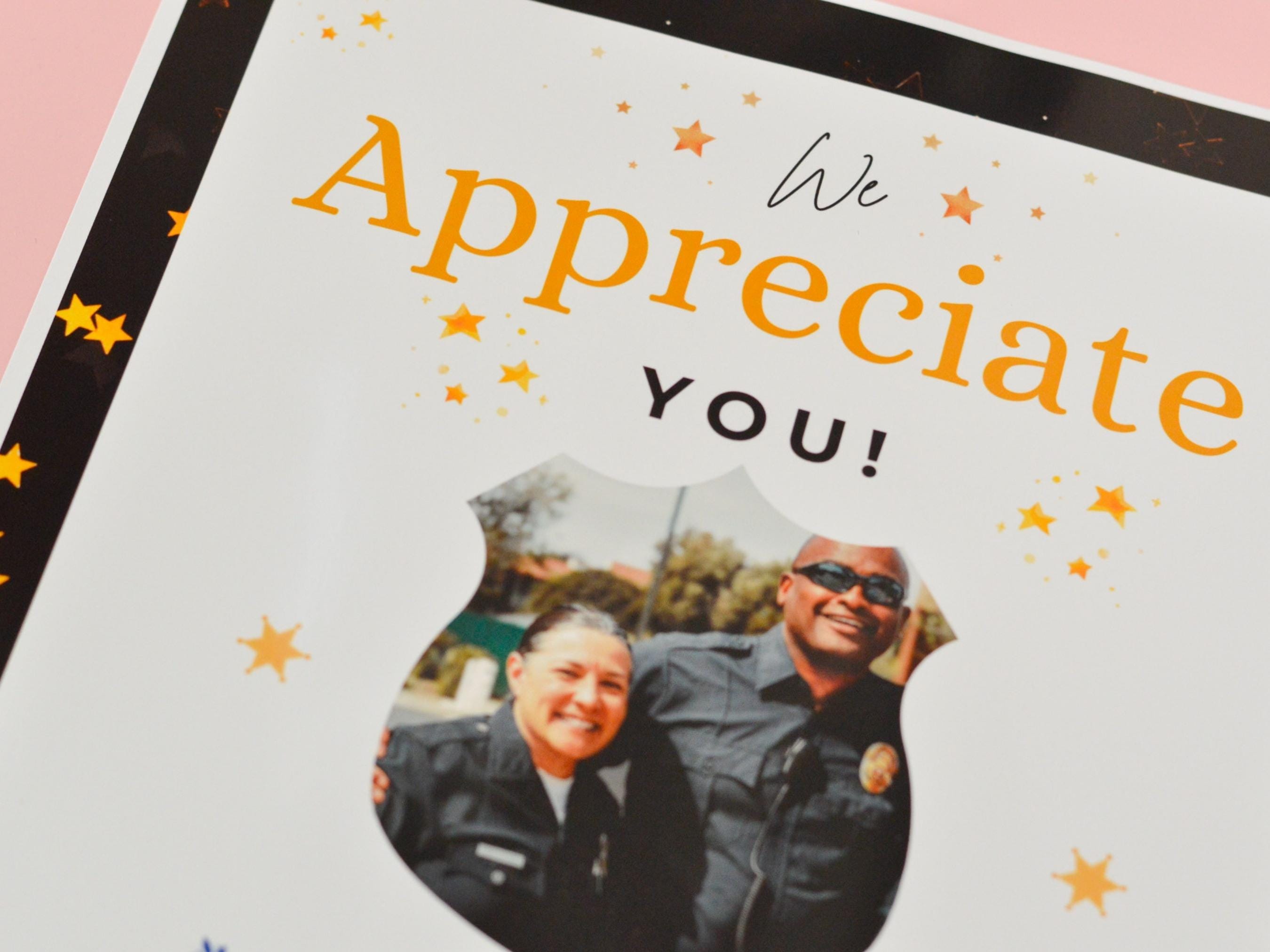 Editable School Resource Officer Appreciation Day Sign | SRO ...