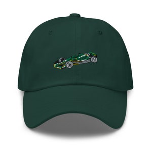 Aston Martin F1 Embroidered Baseball Cap - Formula 1 Hat for Race-Day Everyday Wear - Adjustable Strap, High-Quality Materials, Gift Idea