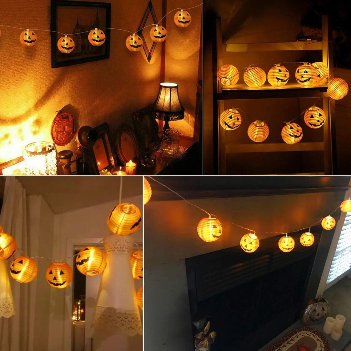 Halloween Lights, Halloween Outdoor Decor, String Lights, Halloween