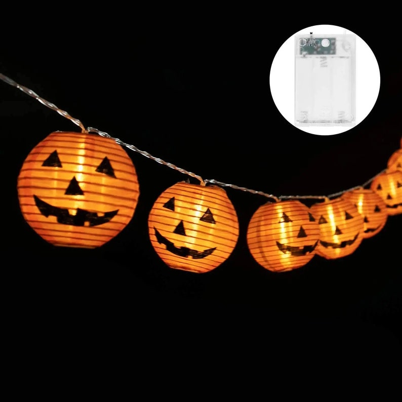 Halloween Lights, Halloween Outdoor Decor, String Lights, Halloween