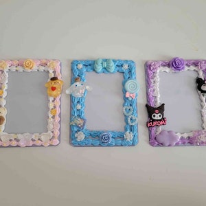 Schattig Kawaii Decoden fotokaart houder fotokaart houder bescherming Toploader fotokaart geval K Pop BTS Monsta x Cartoon Exo Ateez hanger ketting